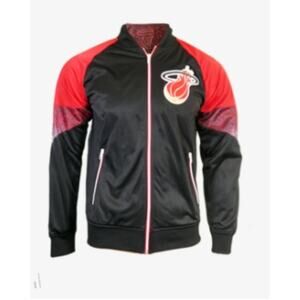 Mitchell & Ness Miami Heat Hardwood Classics Vision Jacket Men’s M EUC